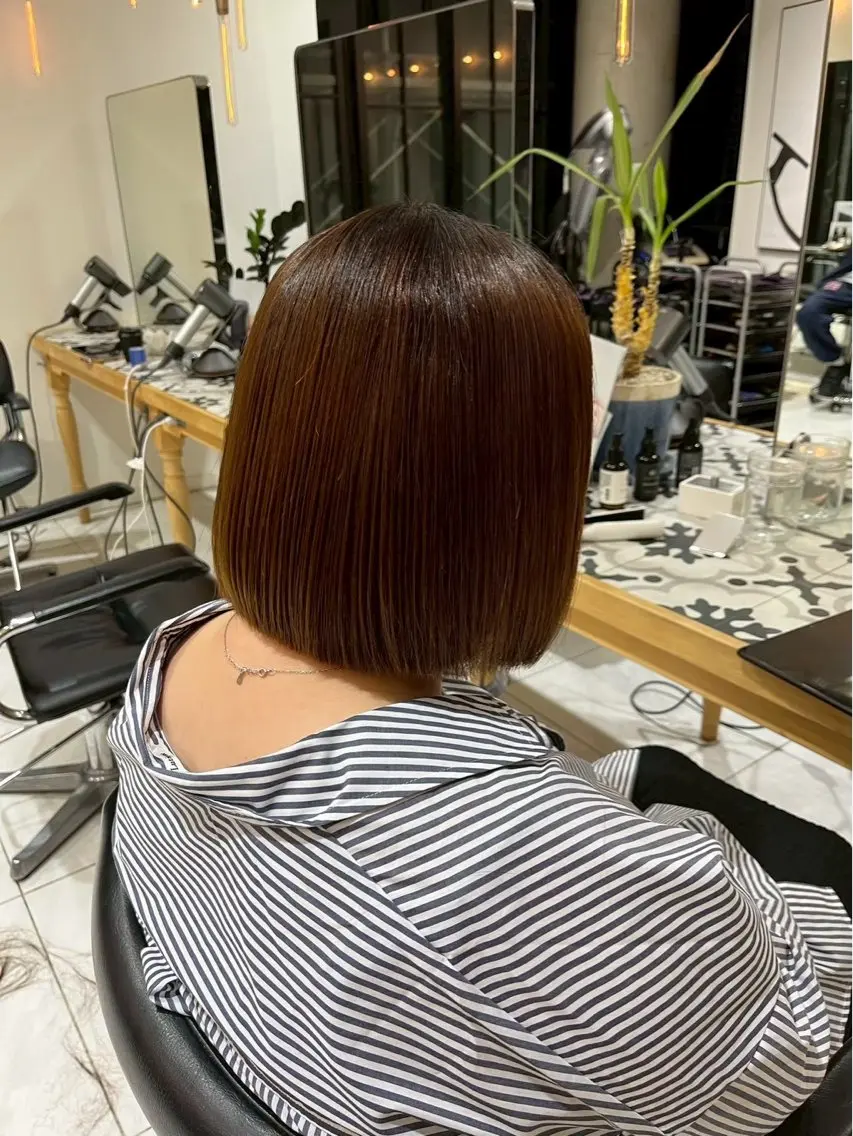 ミディアム 艶髪/ボブモデル 募集🫧terukaのヘアスタイル