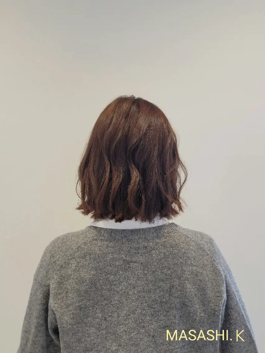 ミディアム ボブ 高口 雅のヘアスタイル