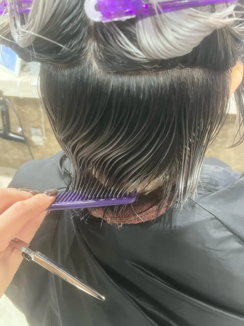 ショート カラー ヘアカラー トリートメント 多系統似合わせ/ tsuburaのヘアスタイル