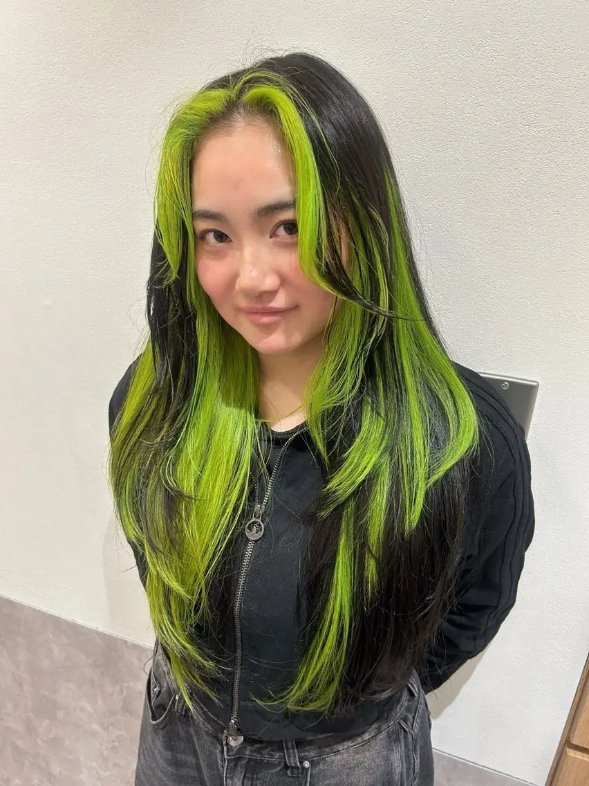 ロング カラー ヘアカラー トリートメント ぐっち ーのヘアスタイル