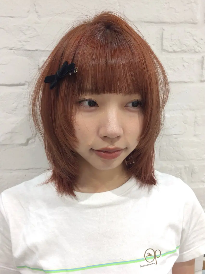 One color 🎀 bobの写真