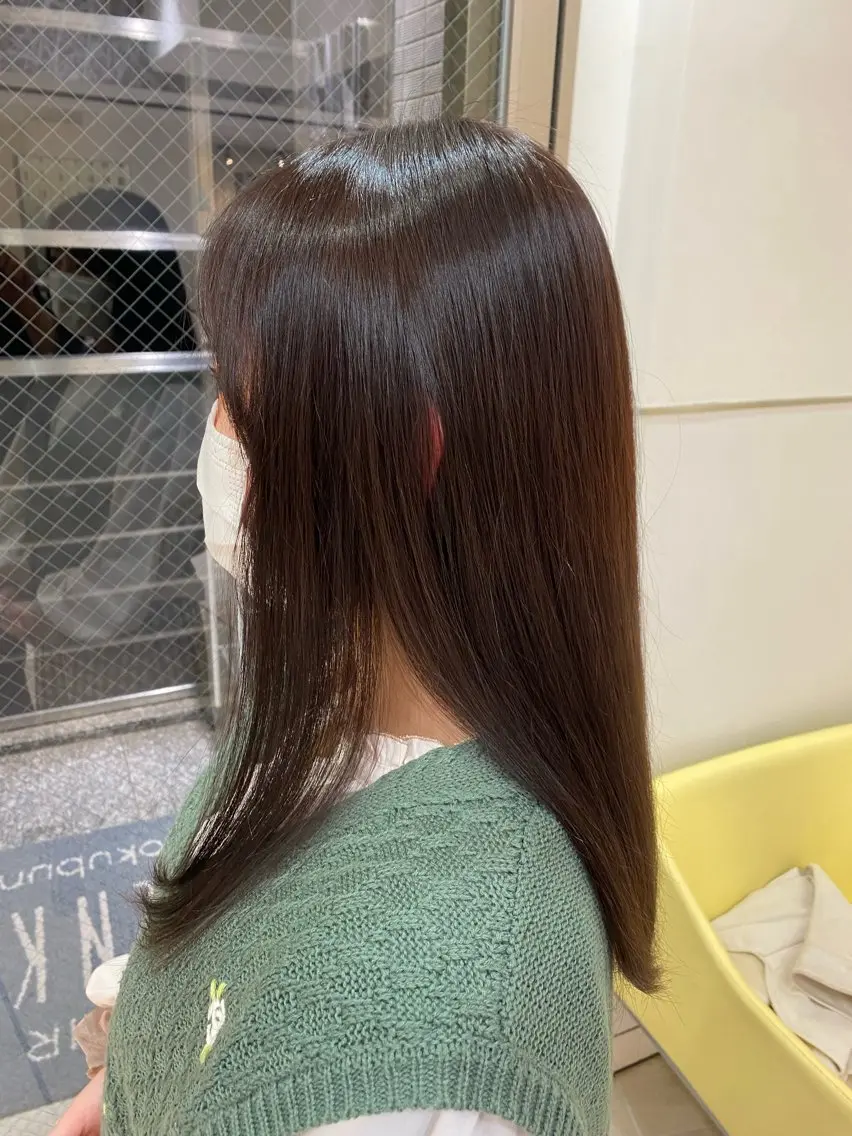 ロング カラー カット ヘアカラー トリートメント Aujuaソムリエ ❤️‍🔥今吉 晃太のヘアスタイル