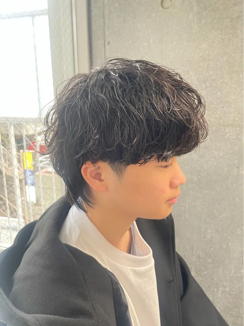 パーマ メンズ メンズモテパーマ💙 fuwaのヘアスタイル