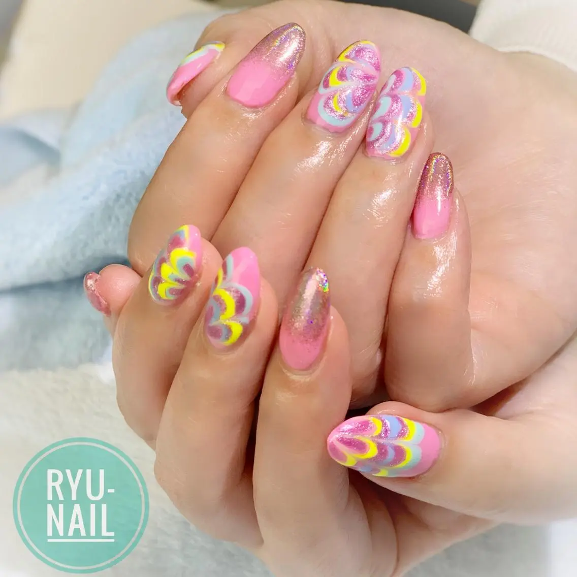 ネイル ハンドネイル Ryu-nail 對馬　琴美のネイルデザイン