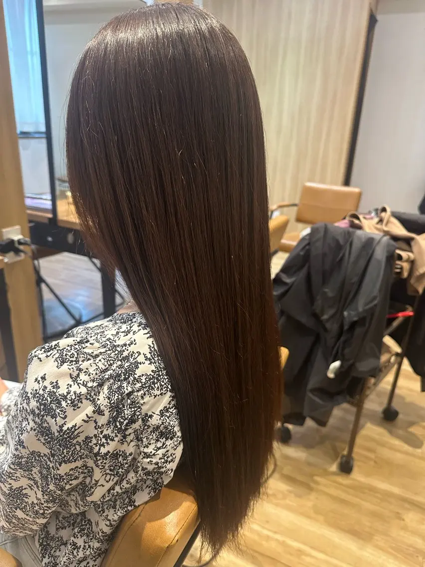 ロング パーマ ストレートパーマ 縮毛矯正 ✨✂️Nori ✂️✨のヘアスタイル