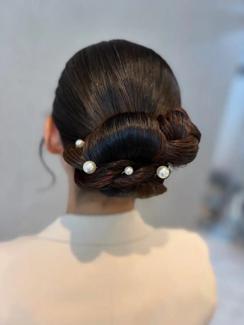 セミロング ヘアアレンジ ヘアセット 🎀asumi🍓 モデル様募集中🎀のヘアスタイル