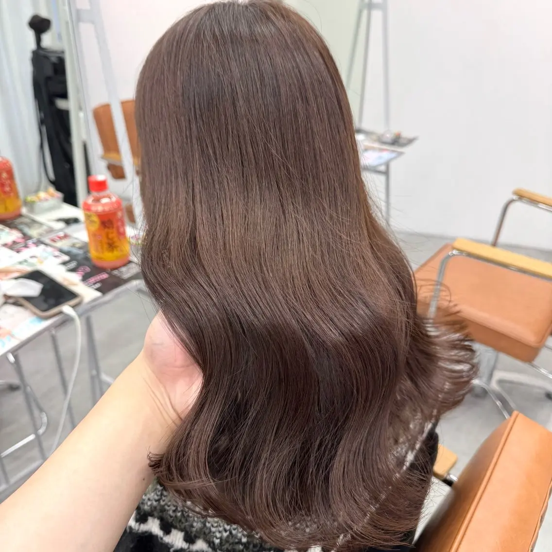 ロング カラー ヘアアレンジ ヘアカラー ブリーチなしカラー /新百合ヶ丘/安形翔のヘアスタイル
