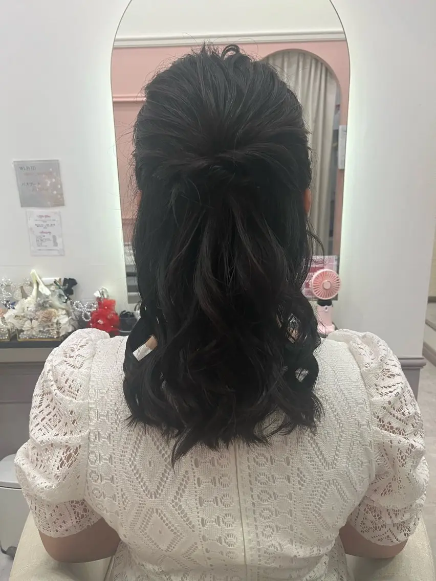 ヘアアレンジ lien eriiのヘアスタイル