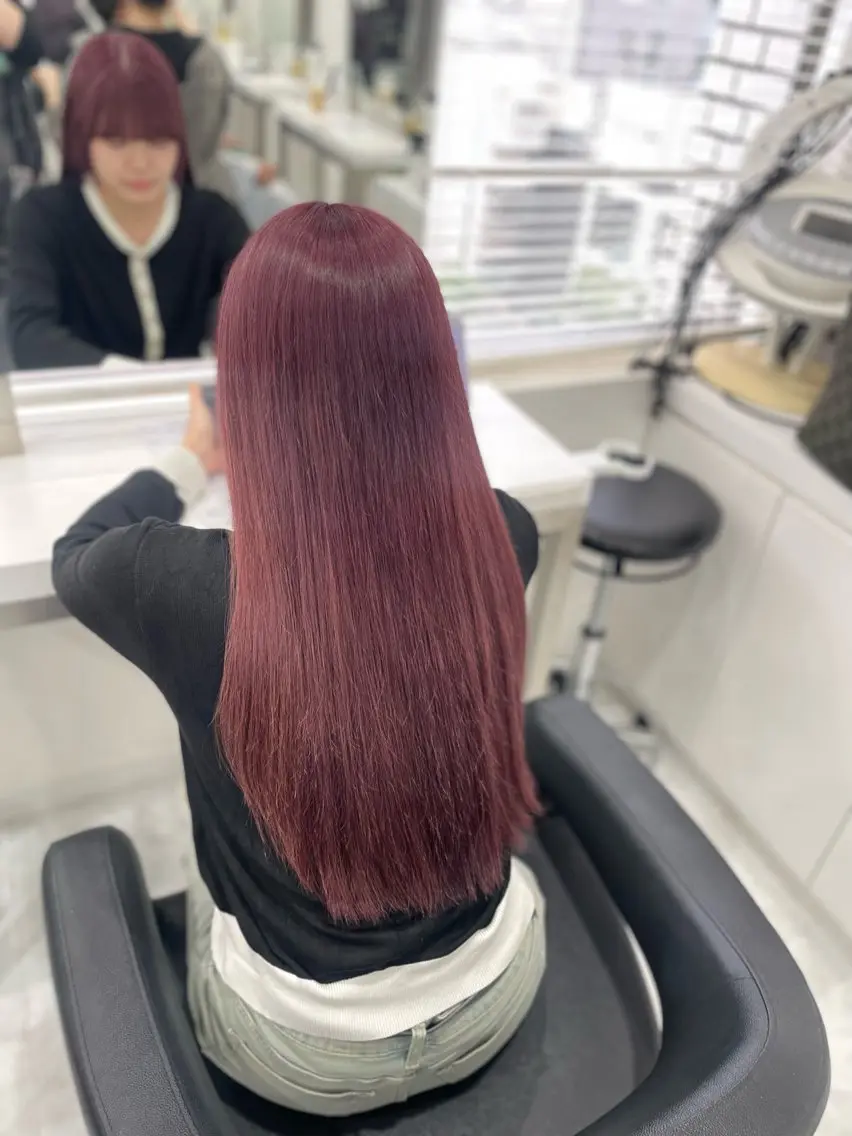 ロング カラー ヘアカラー トリートメント 💗トレンドモテヘア Natsumi 💗のヘアスタイル