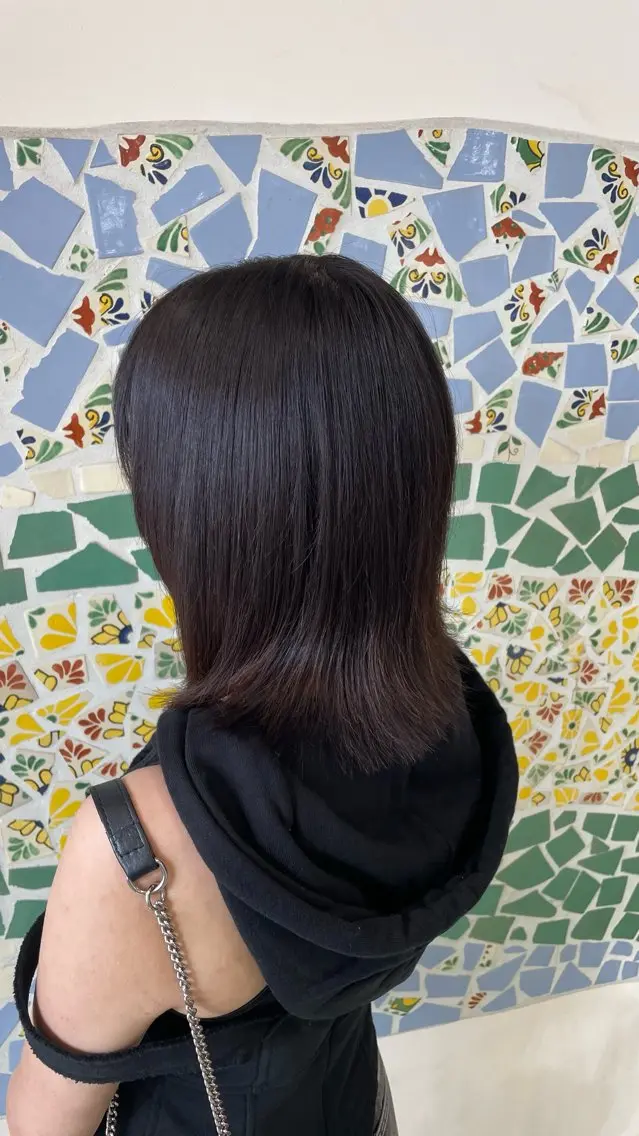 ミディアム 河端 春綺のヘアスタイル