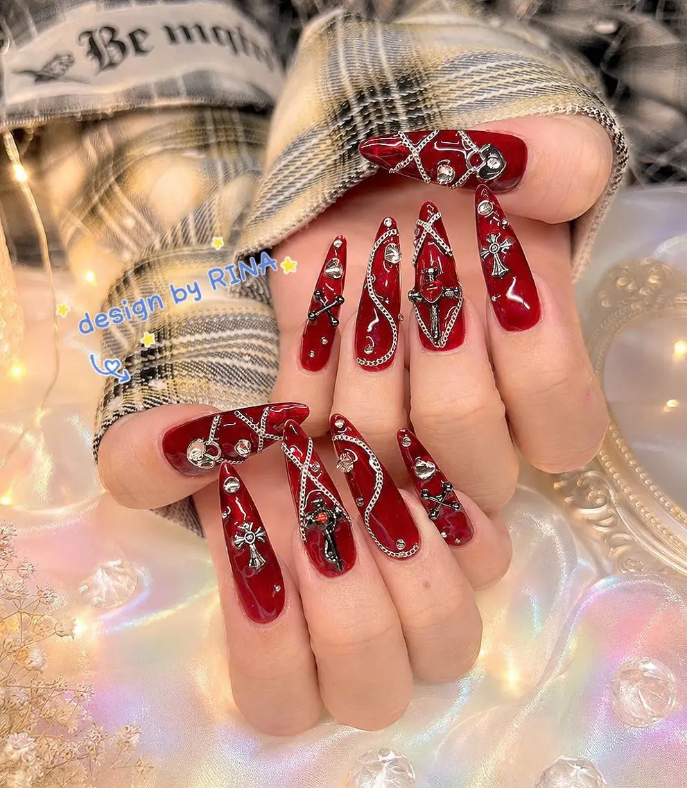 ネイル アートネイル オーロラネイル クリアネイル 長さ出し フレンチネイル ハンドネイル HOT Nail Salonのネイルデザイン