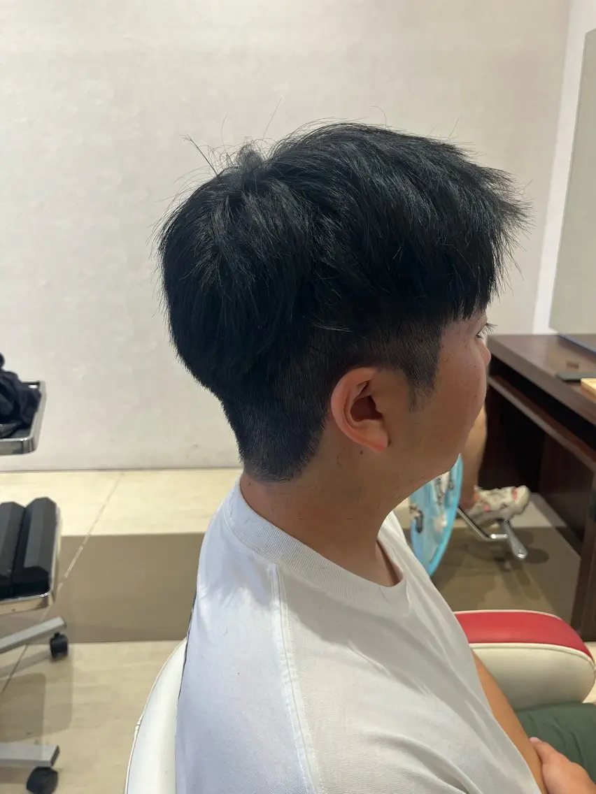 メンズ ヘアカラー トリートメント トリートメントおおい まほのヘアスタイル