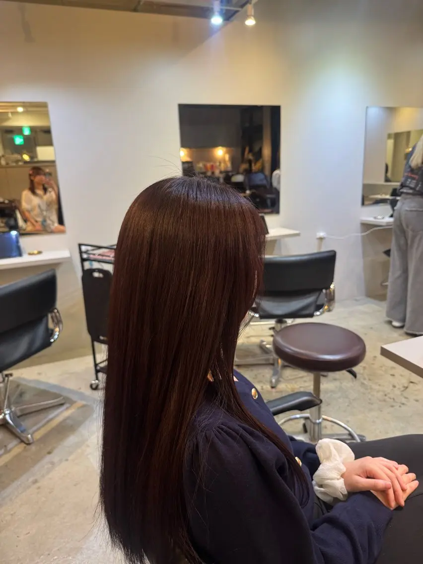 カラー ブラウンカラー ラベンダーカラー ピンクカラー ヘアカラー 櫻木 志穏のヘアスタイル