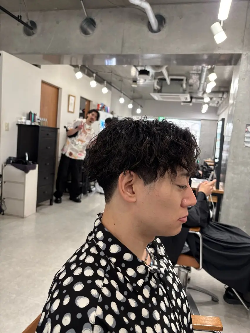 パーマ メンズ 下北沢メンズパーマ 特化園田　楓莉のヘアスタイル