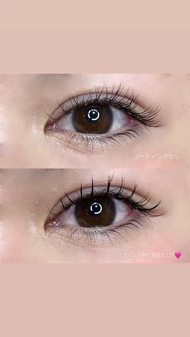 マツエク・マツパ 束感まつ毛 フラットラッシュ ミンク マツエク narumi .のマツエク・マツパデザイン