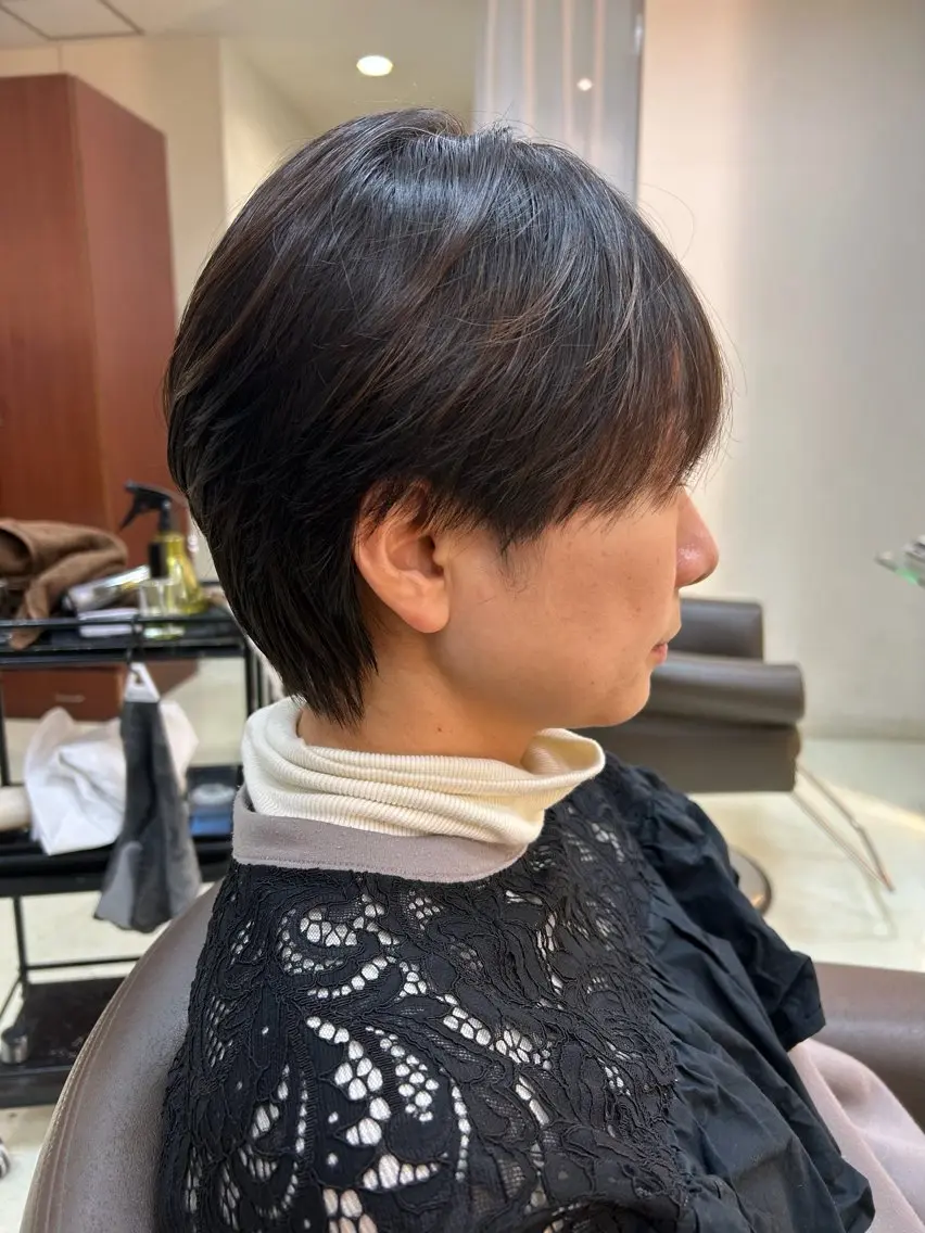 ショート ショートヘア 髪質改善|レイヤー| 三宅星哉のヘアスタイル