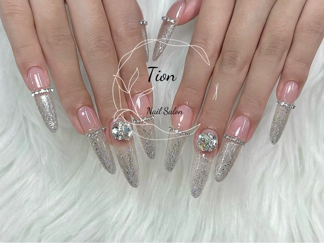 ネイル 長さ出し フットネイル ジェルネイル 韓国ネイル マグネットネイル Nailsalon Tion二子玉川店のネイルデザイン