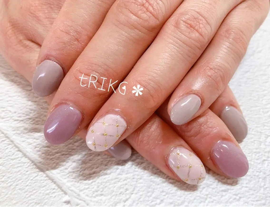 ネイル ハンドネイル tRING* しいの木台のネイルデザイン