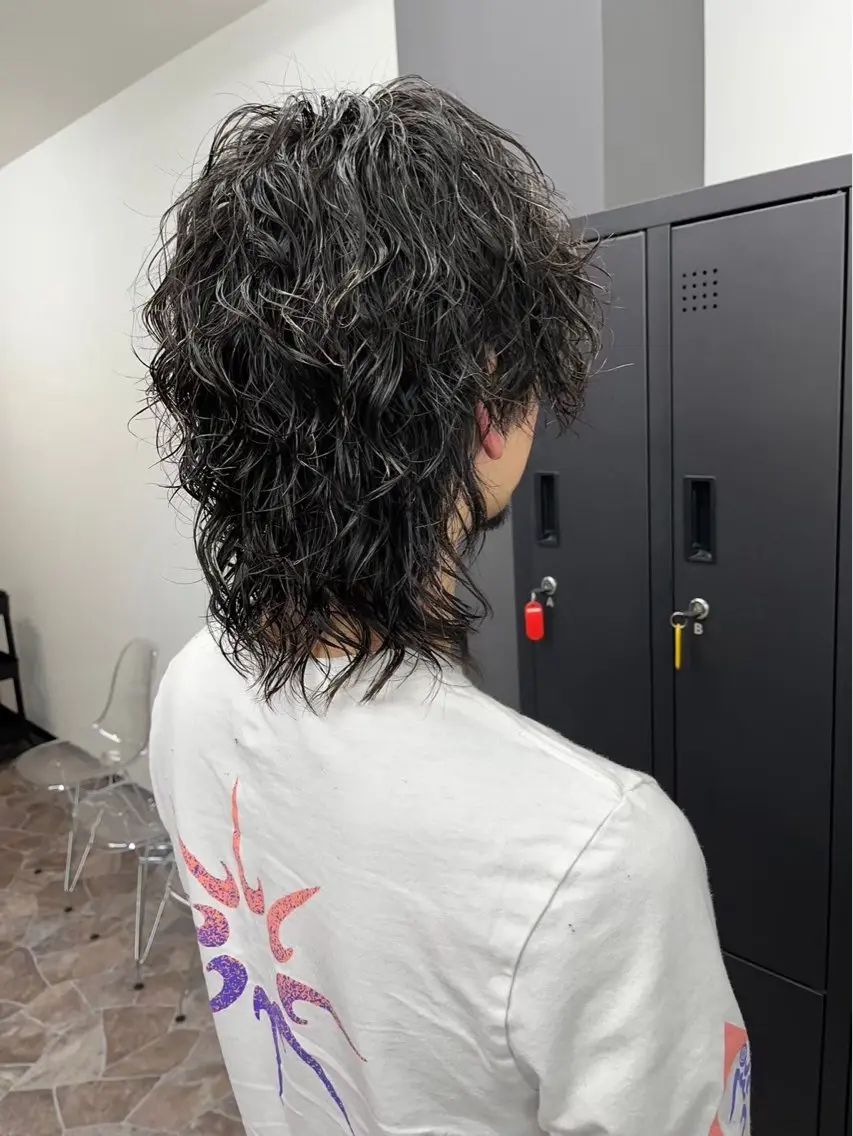 メンズカット+ツイストスパイラルパーマの写真
