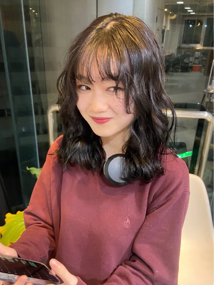 ロング カット トリートメント レディースカット🎀 NANAHAのヘアスタイル