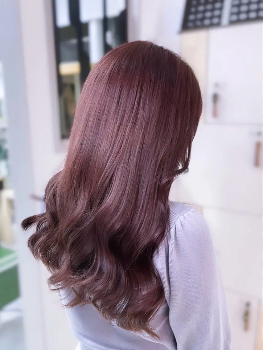 ロング カラー ピンクカラー ヘアカラー 𝐄𝐀𝐑𝐓𝐇 / 𝐚𝐤𝐢🎀のヘアスタイル