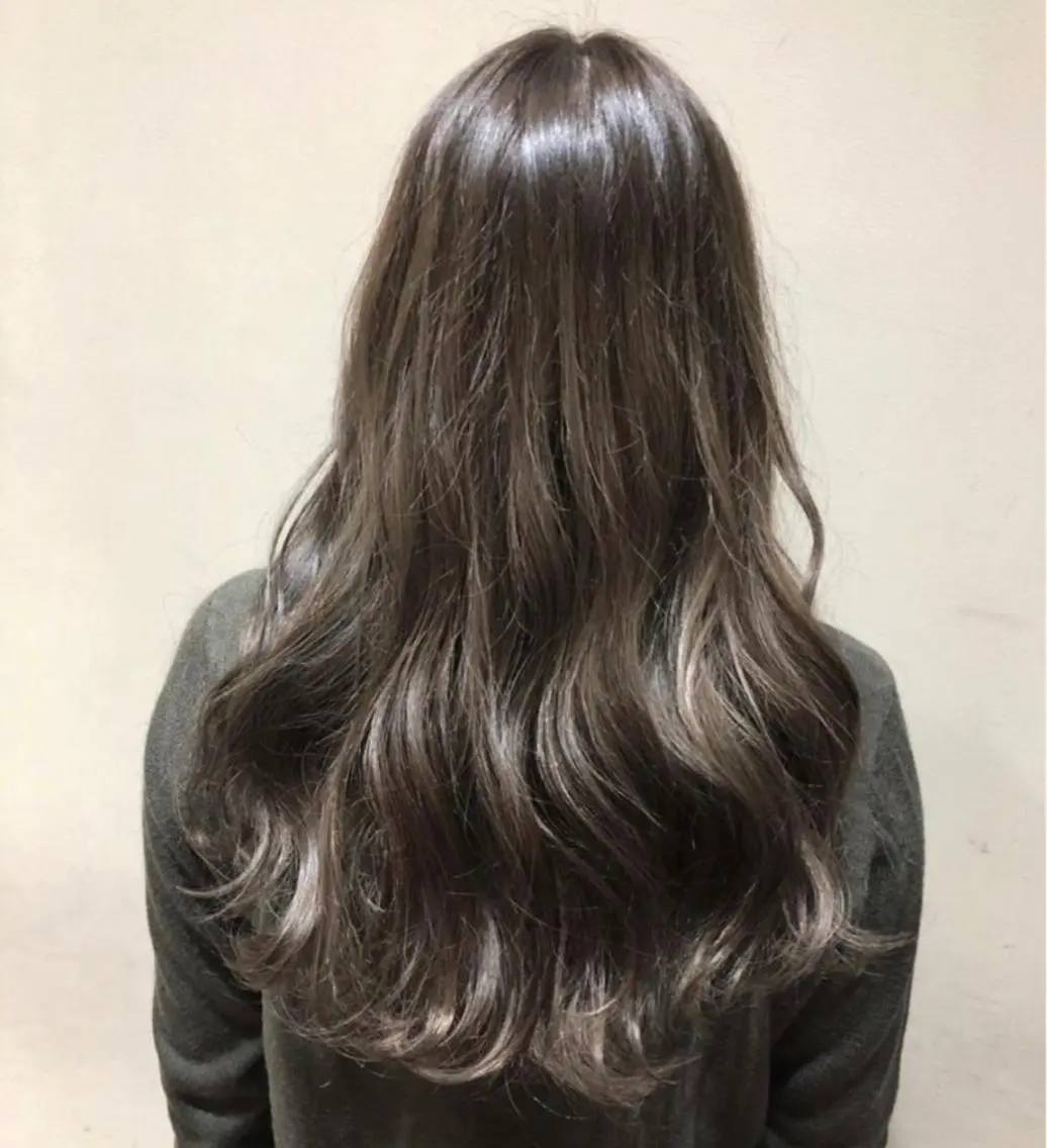 ロング カラー カット ヘアカラー k-two top stylist 林原のヘアスタイル