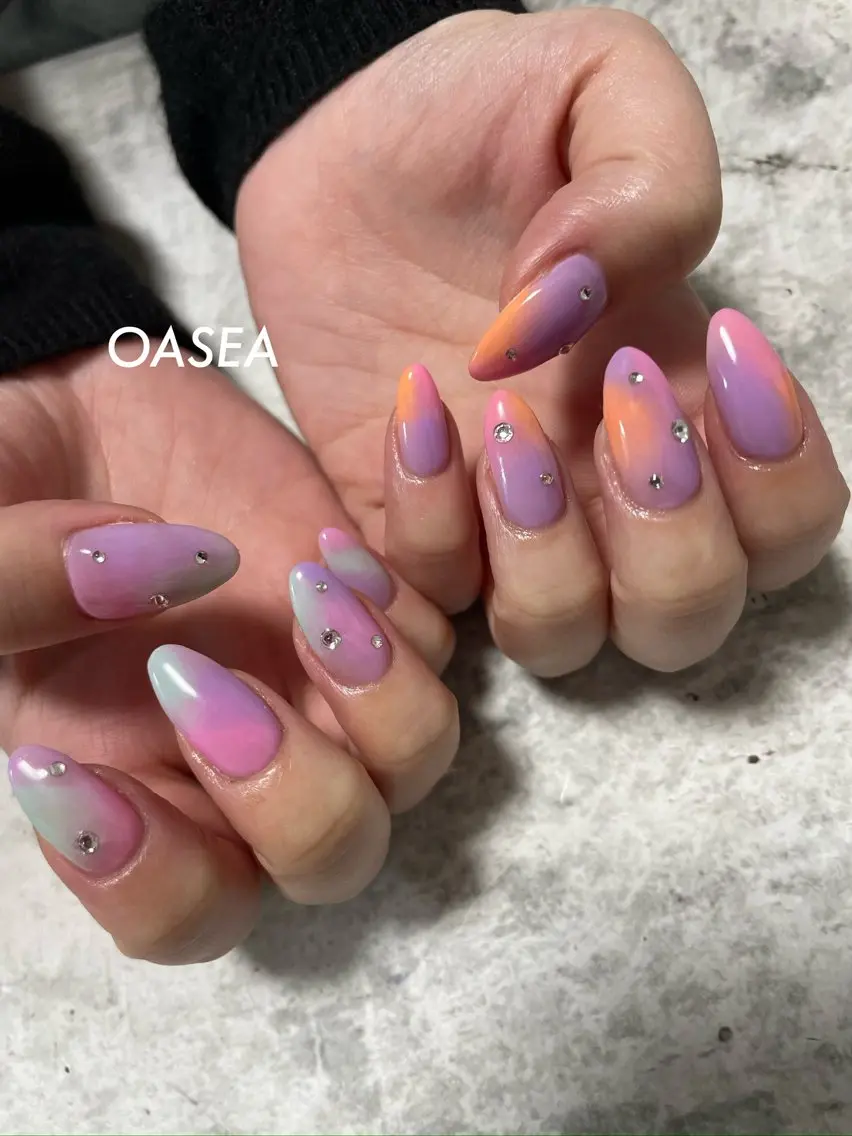 ネイル ハンドネイル 🌞💜 KAORI 🌴のネイルデザイン