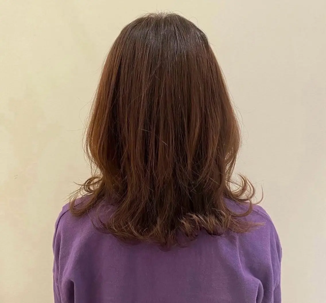 ミディアム カラー ママ美容師 Tsuchiyaのヘアスタイル