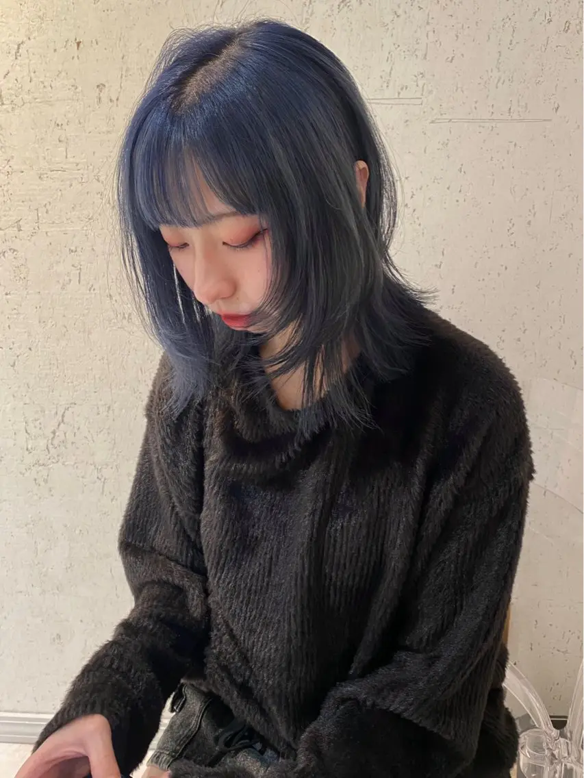 ミディアム カラー カット ヘアカラー トリートメント mai / linoah˚✧のヘアスタイル