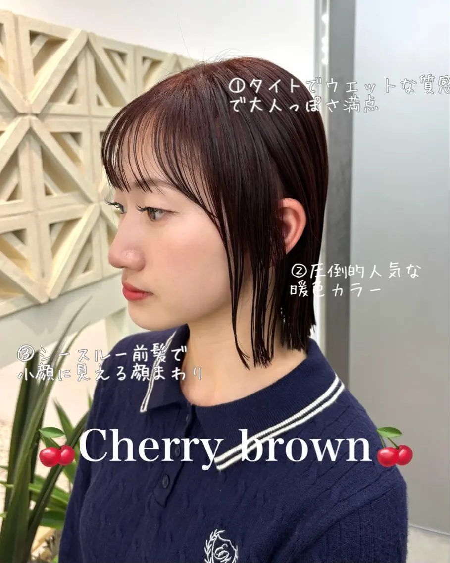 ショート カラー カット ヘアカラー トリートメント 名駅/ショート/ボブ 透明感カラー/優里のヘアスタイル