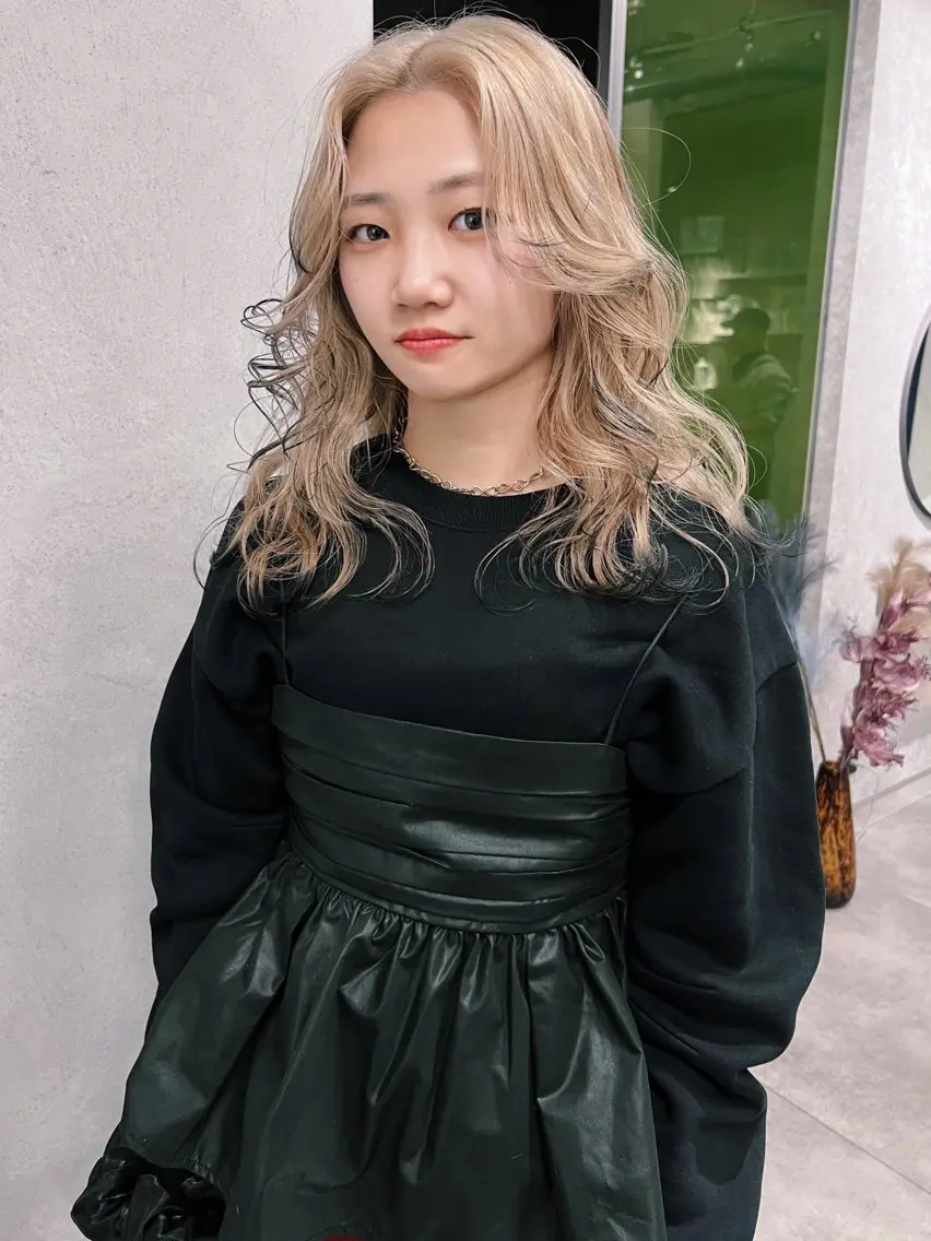 セミロング カラー ヘアカラー トリートメント ヘアセット 🧡色落ちまで2度 楽しめる🧡ヨシキのヘアスタイル