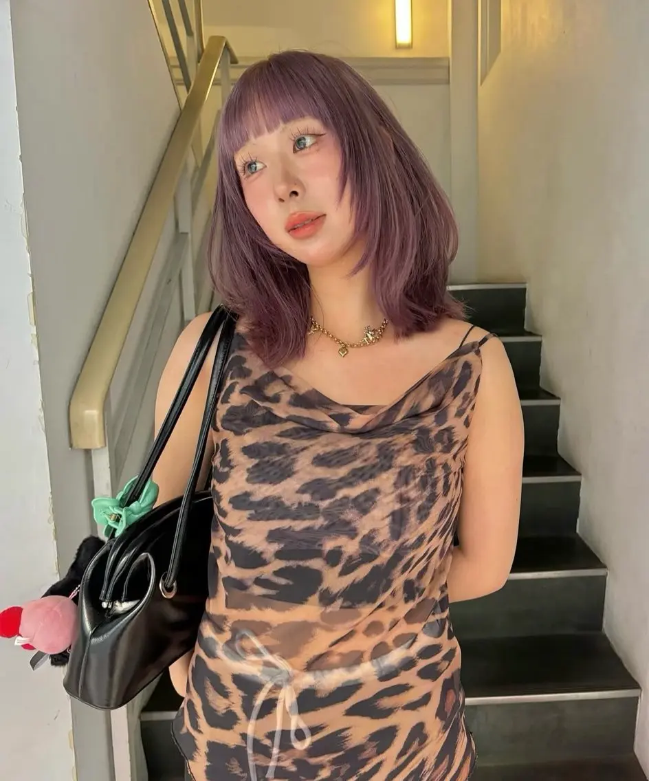 ミディアム ヘアカラー fev nanaのヘアスタイル