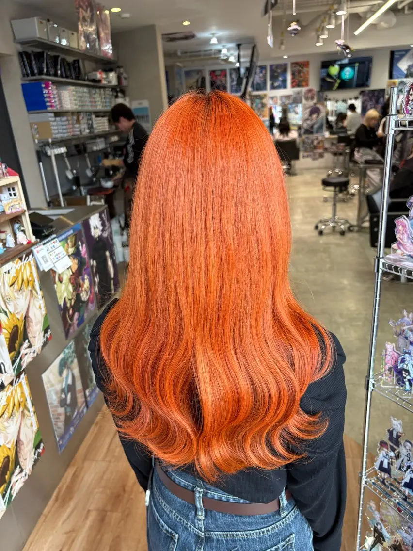 ロング カラー ヘアカラー トリートメント 推しカラー/ ミクのヘアスタイル
