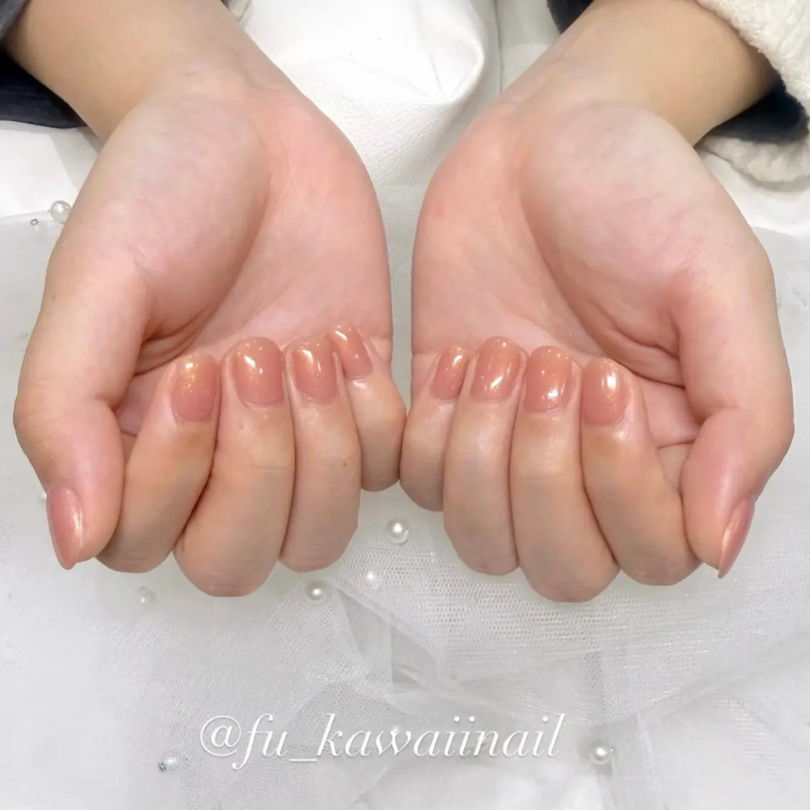 オフ無し✨美フォルムワンカラー/マオジェル変更可能✨ 【指周りケア/保湿込み】の写真