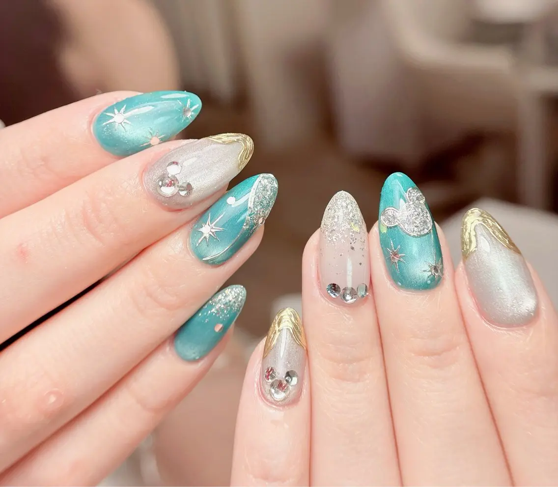 ネイル ハンドネイル Aura Nail ✨Ai✨のネイルデザイン