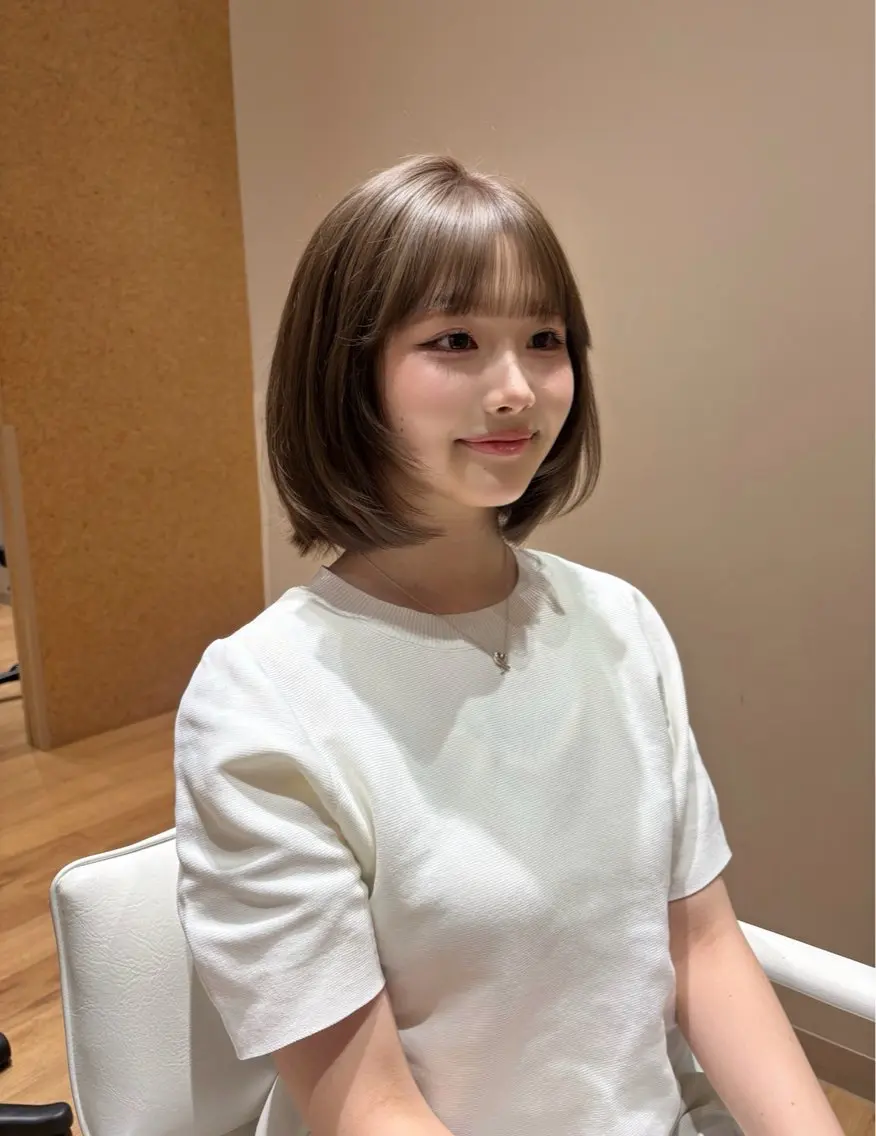 ショート ボブレイヤー ボブ レイヤーカット KANON トレンドモテヘア🎀のヘアスタイル
