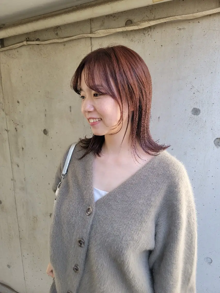 ミディアム カラー OMA/ カタギシのヘアスタイル
