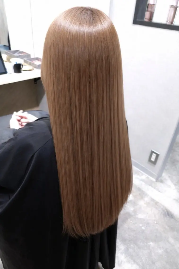 ロング 縮毛矯正 縮毛矯正✨艶髪 シノハラ✨髪質改善のヘアスタイル