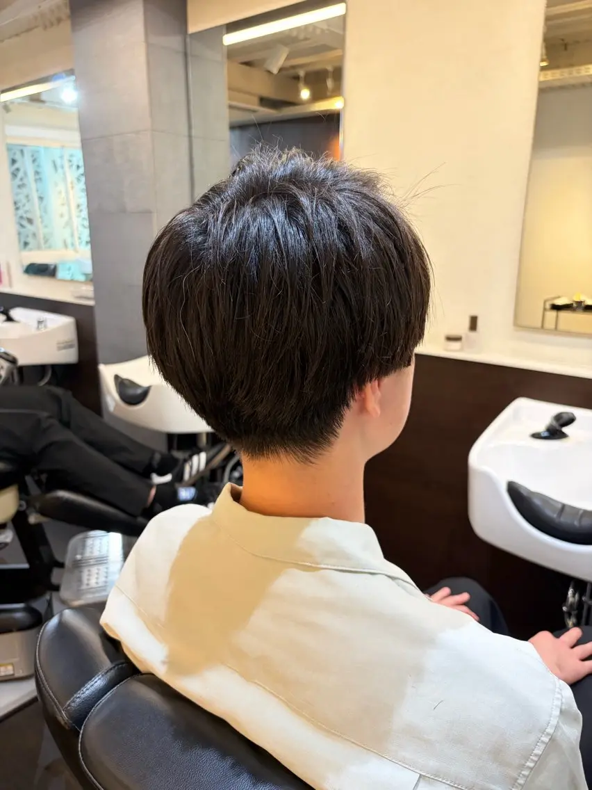 ミディアム 鈴木 悠斗のヘアスタイル