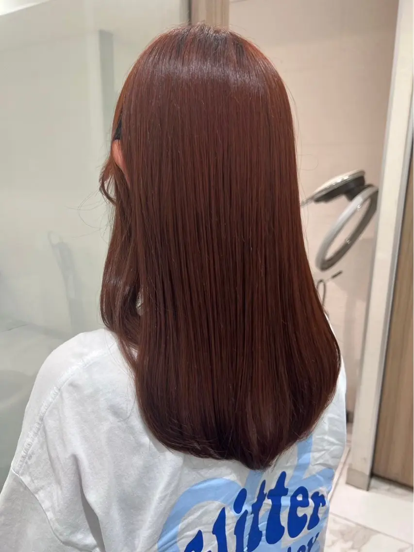 💎ブリーチなしワンカラー＋Aujua4ステップトリートメント💎【ロング料金あり】の写真
