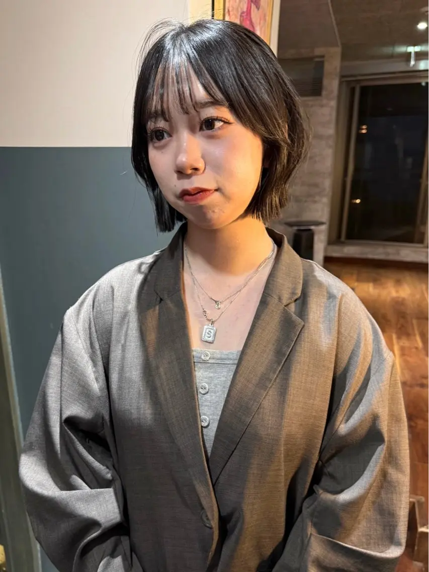 ショート カラー パーマ カット ヘアカラー 縮毛矯正 トリートメント mai / linoah˚✧のヘアスタイル