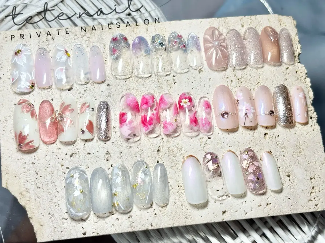 ［限定］新規他店付替オフ¥2200→¥1100♪【春Spring Collection】シンプルコース🌸の写真