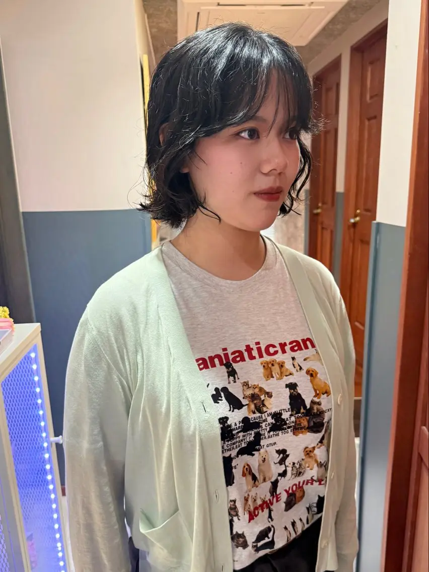 ショート カラー パーマ 似合わせカット カット ヘアカラー パーマ トリートメント mai / linoah˚✧のヘアスタイル
