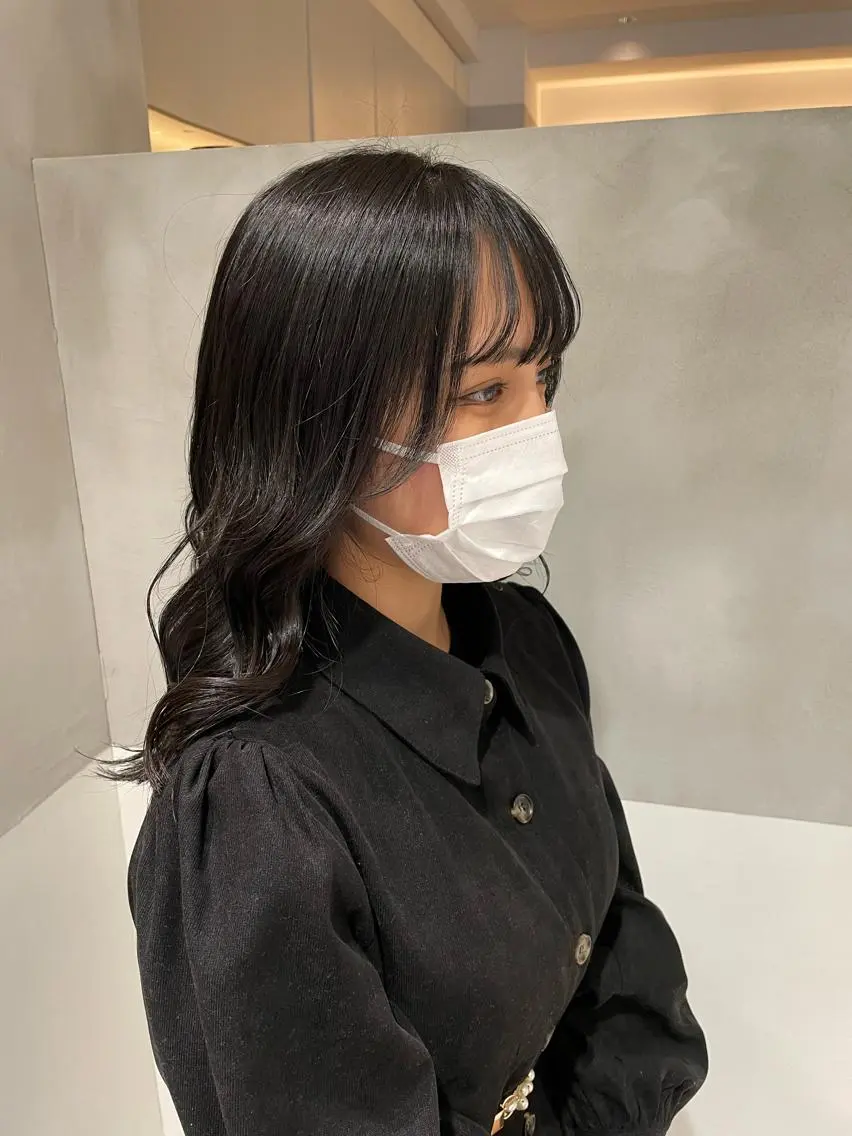 抜ける暗染カラー(ワンカラー)+シャンプートリートメント🎨の写真