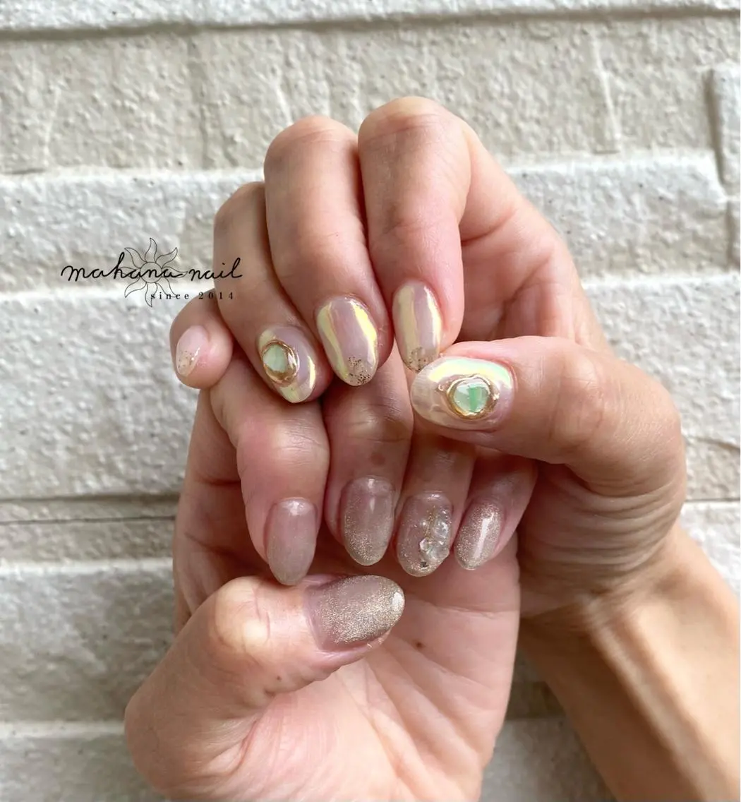 ネイル 持ち込み mahana nailのネイルデザイン