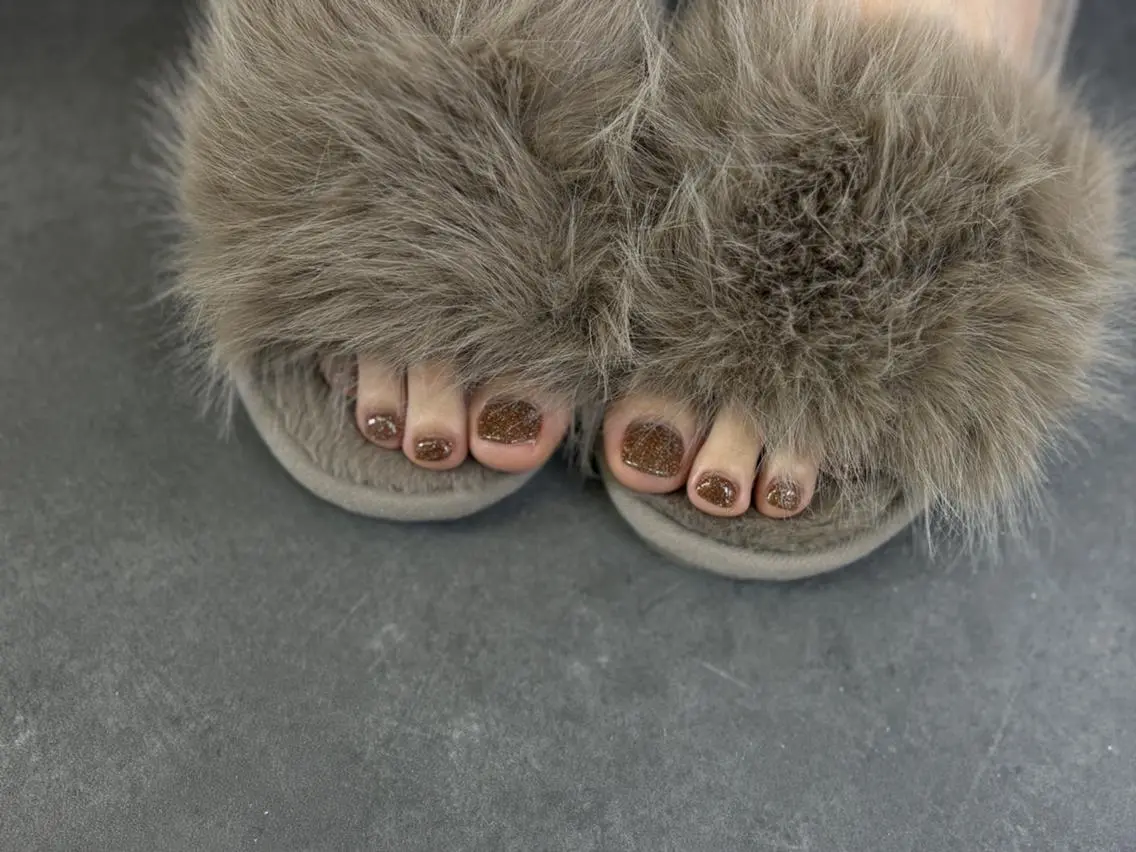 👣フットラメワンカラー👣オフなしの写真