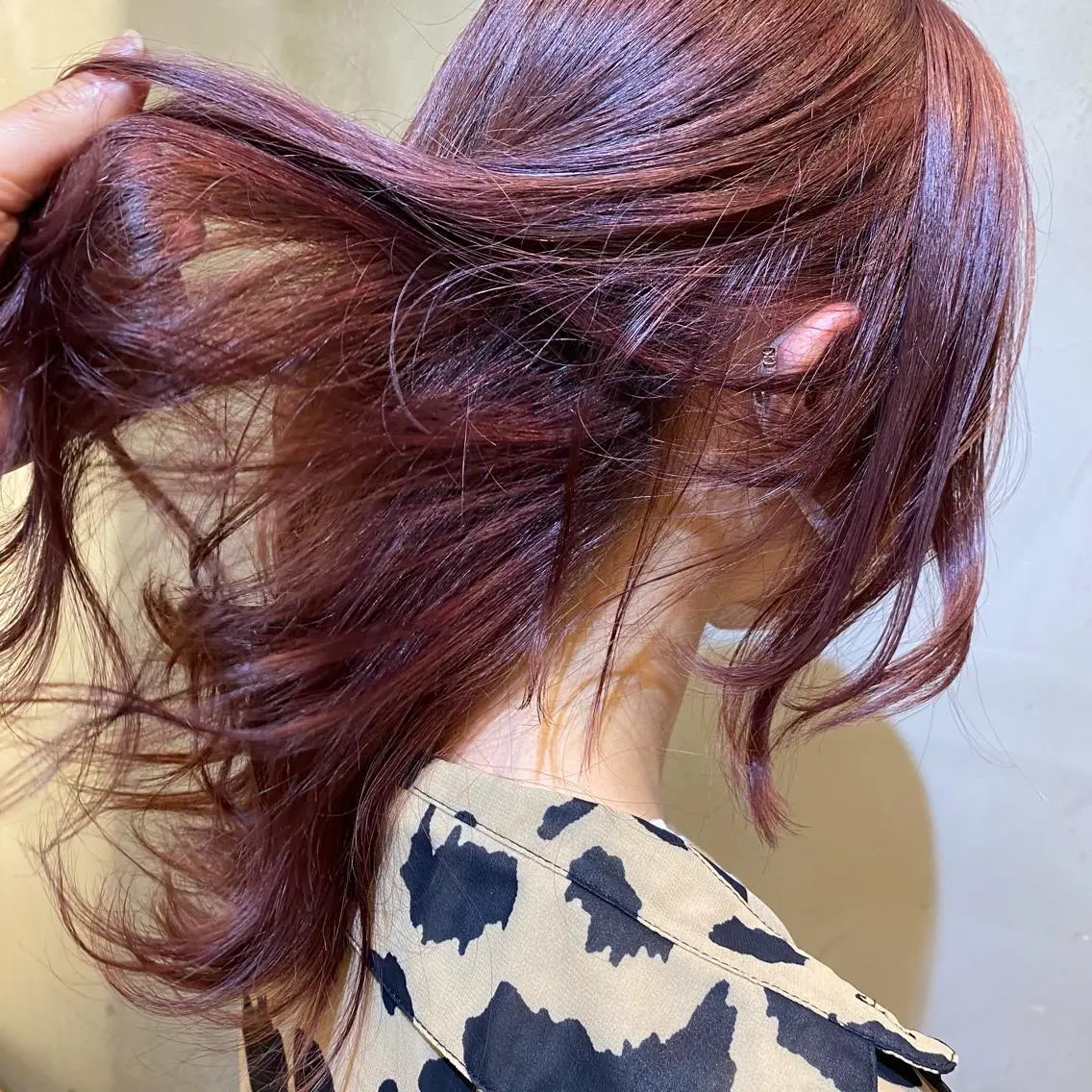 ミディアム キッズ カット ヘアカラー トリートメント 新宿/顔周りカット +レイヤー=しずく♩のヘアスタイル