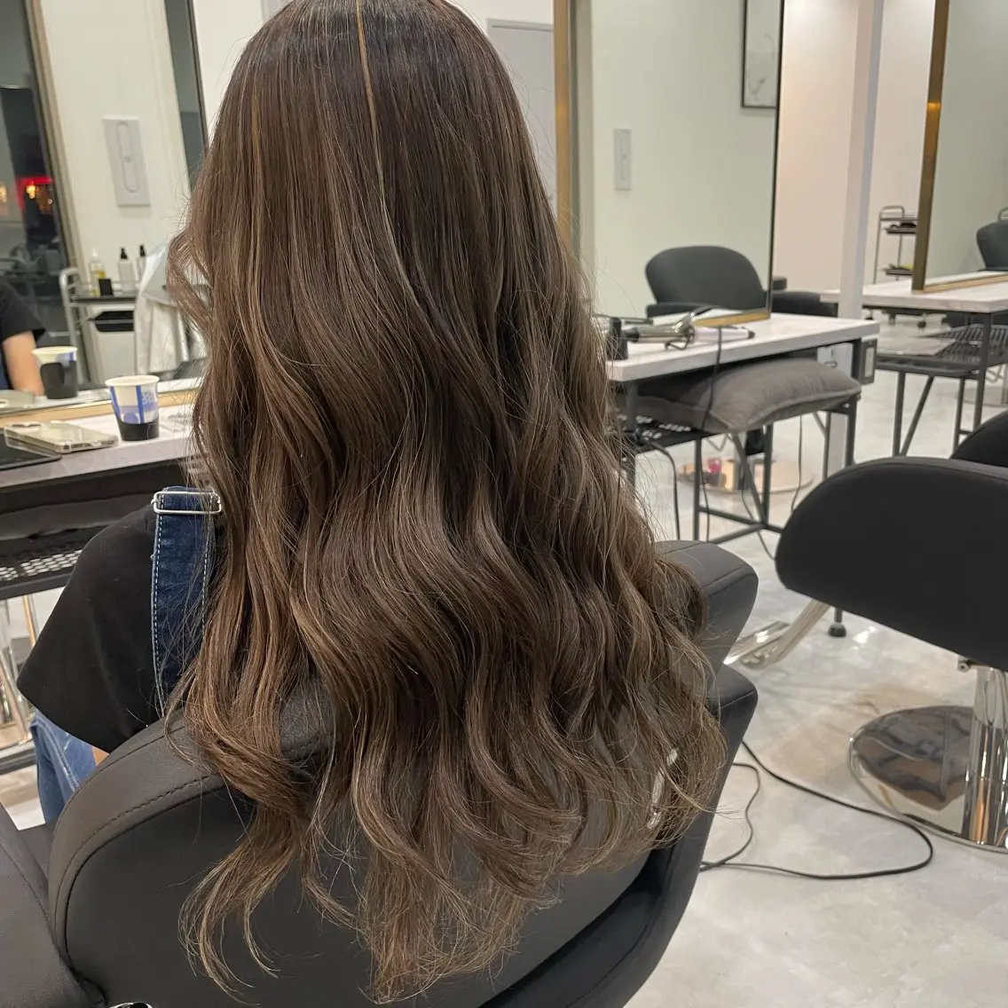 ロング ハイライト SOYON船橋店 西澤元気のヘアスタイル