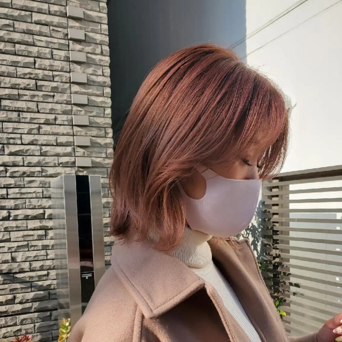 ショート タンバルモリ レイヤーカット 韓国レイヤー suzuのヘアスタイル
