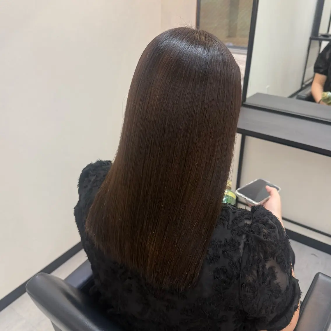 縮毛矯正 𝐀𝐬𝐮𝐤𝐚 🐰ྀི🫧のヘアスタイル